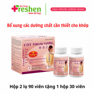 Viên Uống CỐT THOÁI VƯƠNG 2 Lọ 90 viên tặng 1 hộp 30 viên