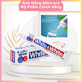 Kem đánh răng White & White Lion làm trắng răng , hơi thở thơm mát 150g Nhật Bản