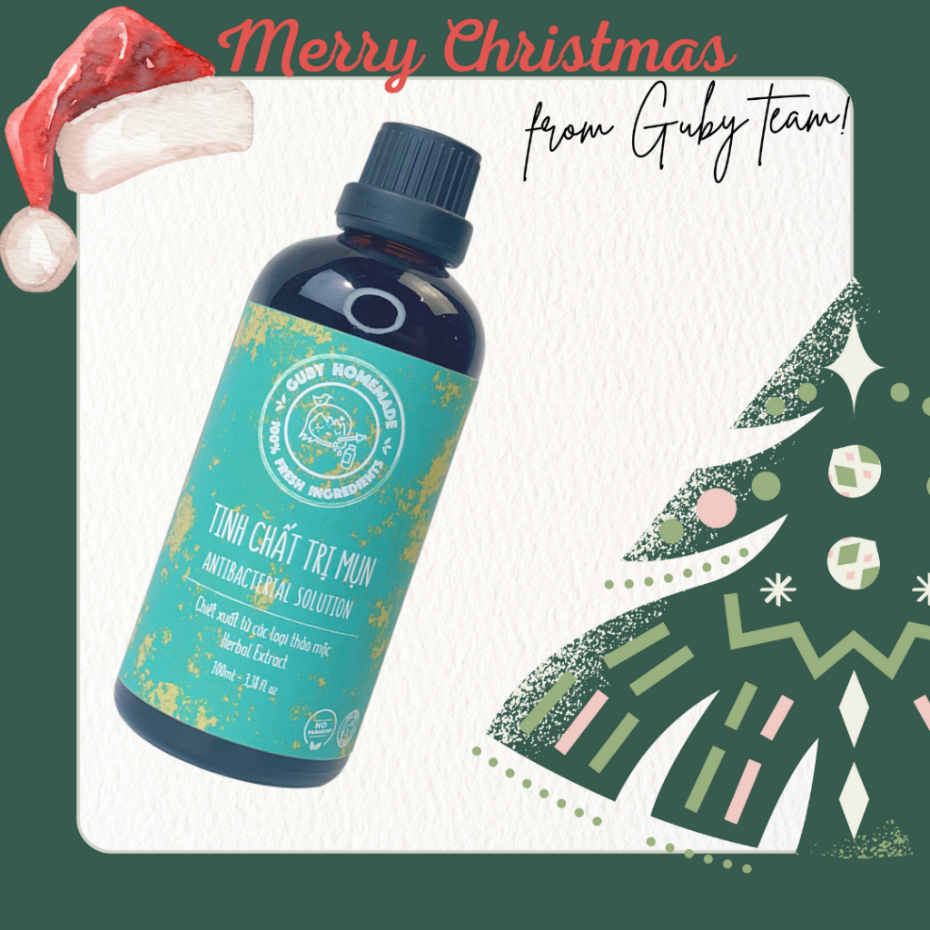 Tinh Chất Dành Cho Da Mụn ANTIBACTERIAL SOLUTION - Handmade by GUBY HOMEMADE