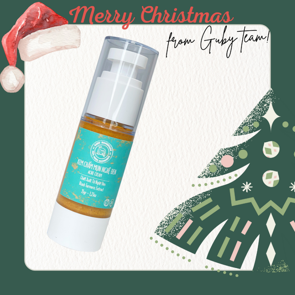 Kem Chấm Mụn Nghệ Đen ACNE CREAM handmade By GUBY HOMEMADE