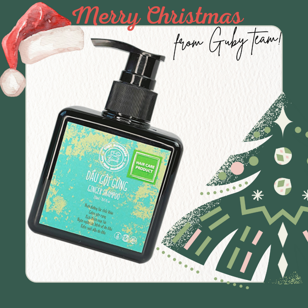 Dầu Gội Gừng GINGER SHAMPOO - handmade by GUBY HOMEMADE