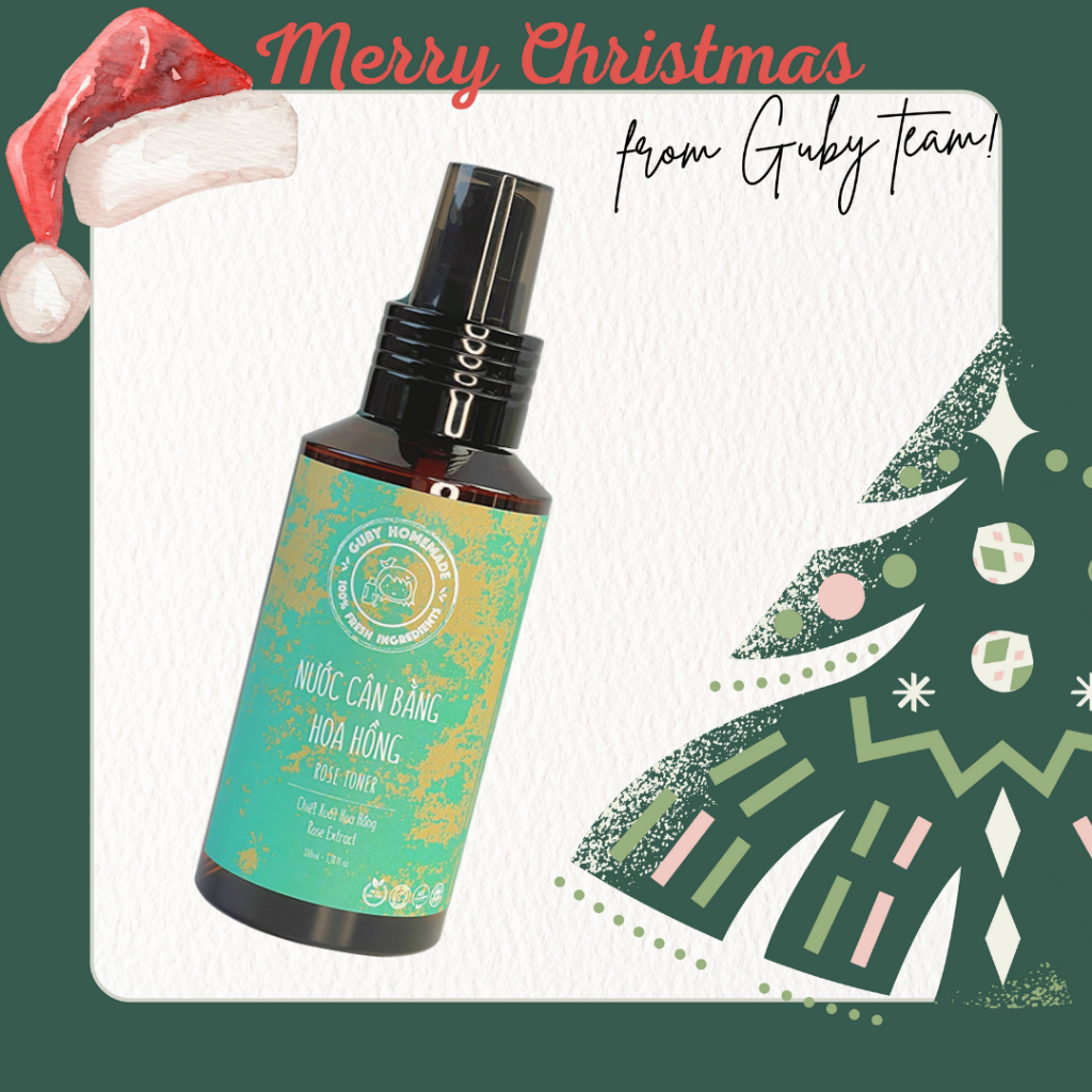 Nước Cân Bằng Hoa Hồng ROSE TONER - Handmade By GUBY HOMEMADE