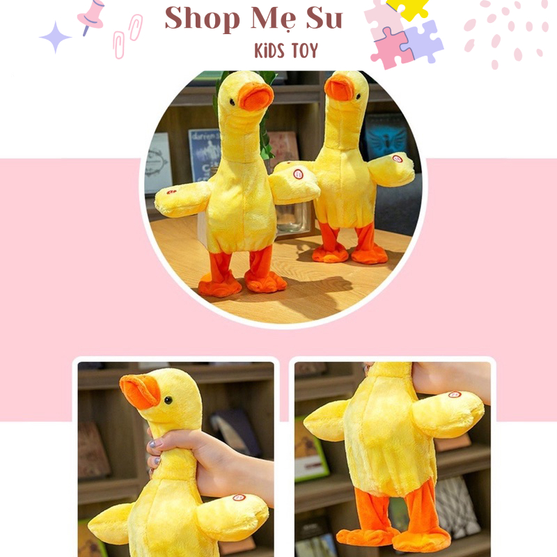 Đồ chơi nhồi bông Vịt PoKa nhại giọng nói - hát tiếng Việt và biết đi đáng yêu