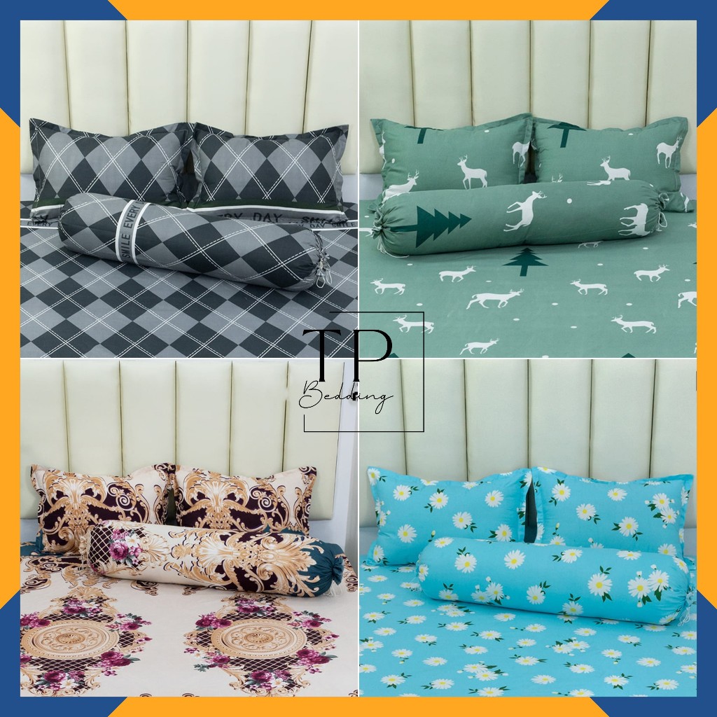vỏ gối, vỏ gối ôm cotton poly GENJI DECOR 02, áo gối đầy đủ mẫu mã siêu đẹp