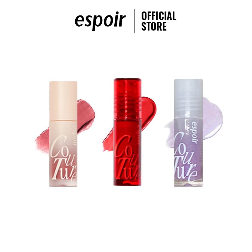 [Hàng tặng không bán] Son Espoir Couture Lip Tint và Couture Lip Gloss Minisize