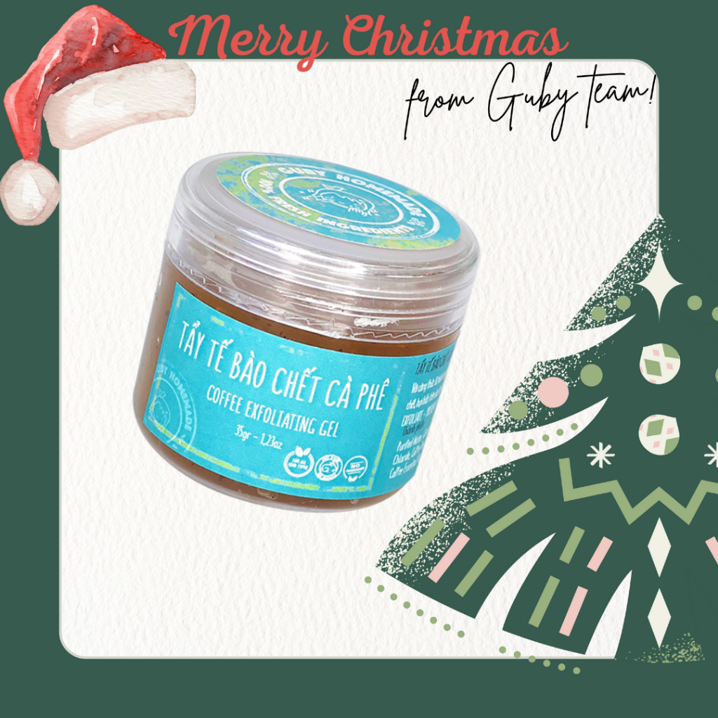 Tẩy Tế Bào Chết Cà Phê FACIAL EXFOLIATING GEL COFFEE - Handmade by GUBY HOMEMADE