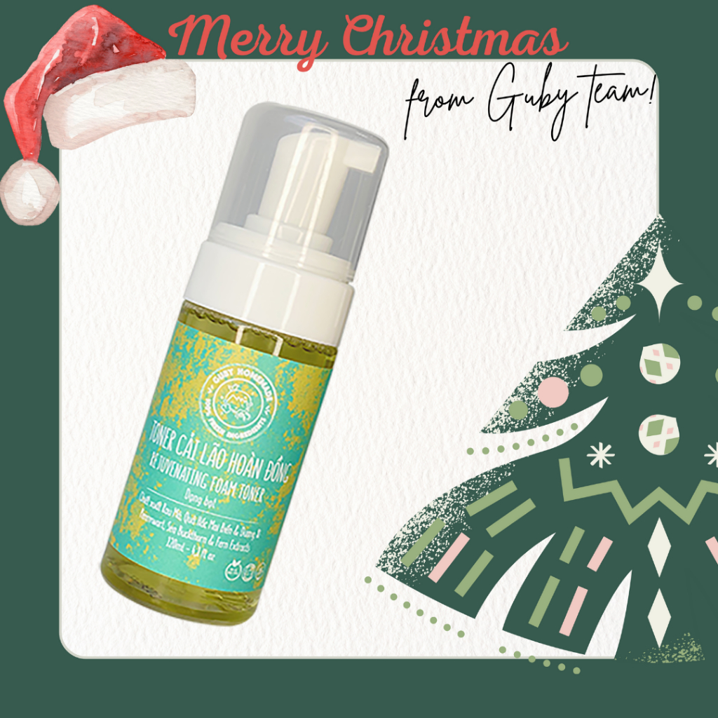 Nước Cân Bằng Ẩm Cải Lão Hoàn Đồng REJUVENATING FOAM TONER - Handmade by GUBY HOMEMADE