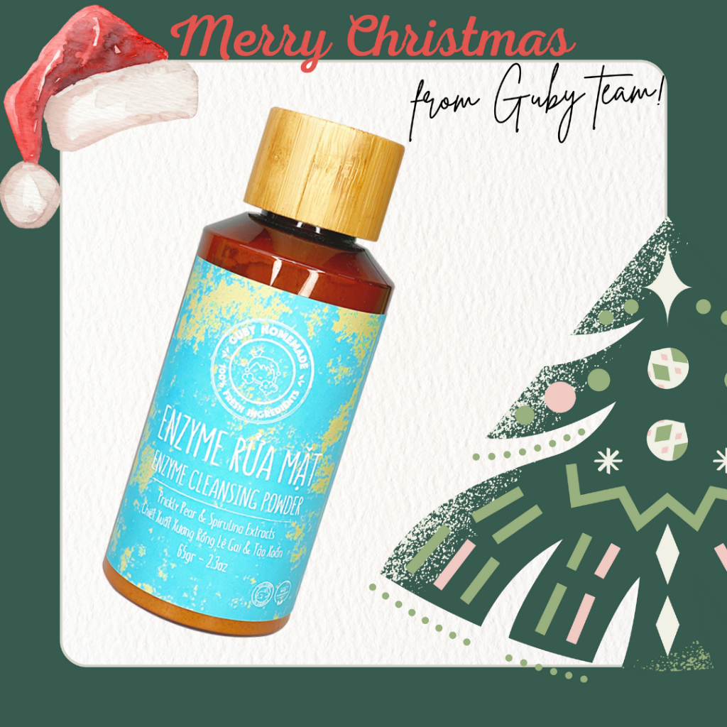 Bột Enzyme Rửa Mặt ENZYME CLEANSING POWDER - handmade by Guby Homemade