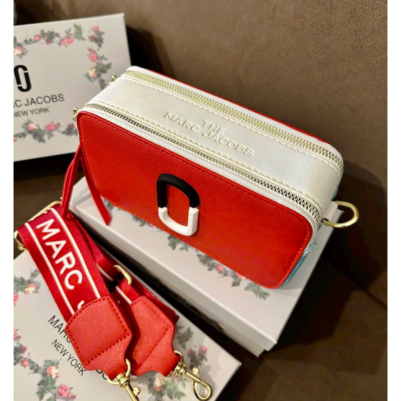 Túi Xách đeo chéo MJ hộp 2 khóa màu loang thời trang