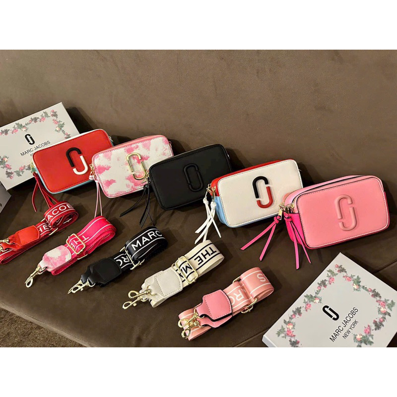 Túi Xách đeo chéo MJ hộp 2 khóa màu loang thời trang