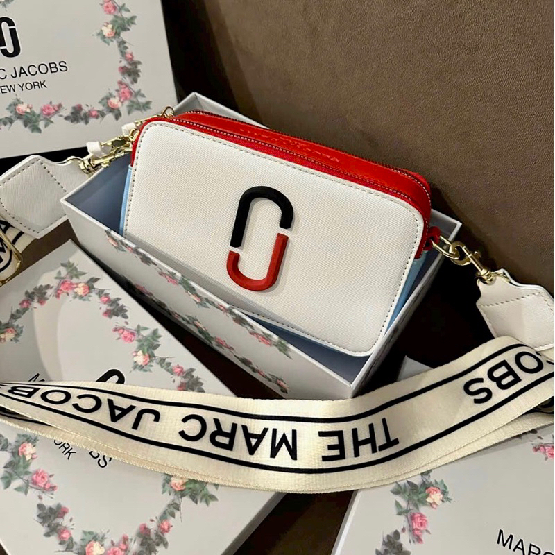 Túi Xách đeo chéo MJ hộp 2 khóa màu loang thời trang