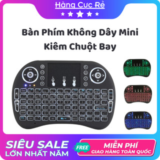 Bàn phím không dây mini kiêm chuột cảm ứng I8 dành cho Ps4 / Google / Android / Tv Box - Shop Hàng Cực Rẻ