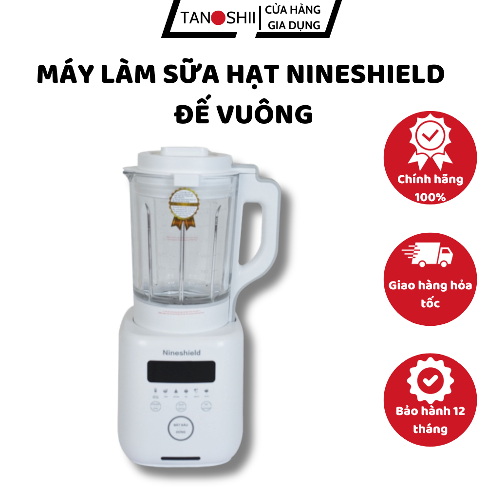 Máy Làm Sữa Hạt Đa Năng NineShield - P Home Chính Hãng Nhật Bản Bảo Hành 12 Tháng