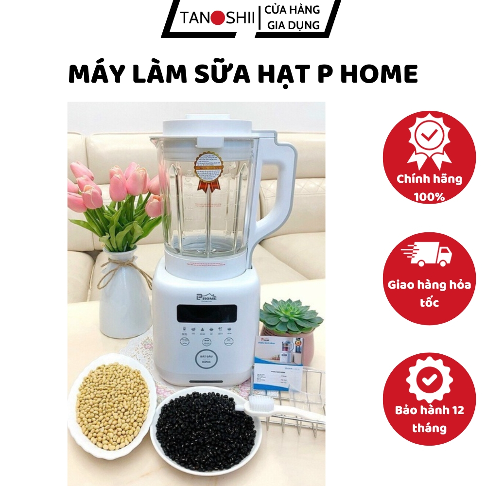 Máy Làm Sữa Hạt Đa Năng NineShield - P Home Chính Hãng Nhật Bản Bảo Hành 12 Tháng