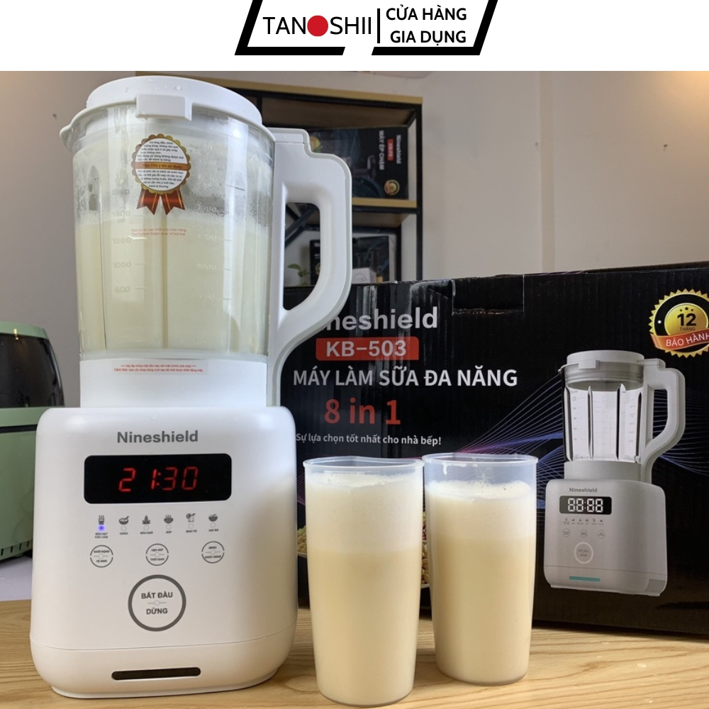 Máy Làm Sữa Hạt Đa Năng NineShield - P Home Chính Hãng Nhật Bản Bảo Hành 12 Tháng