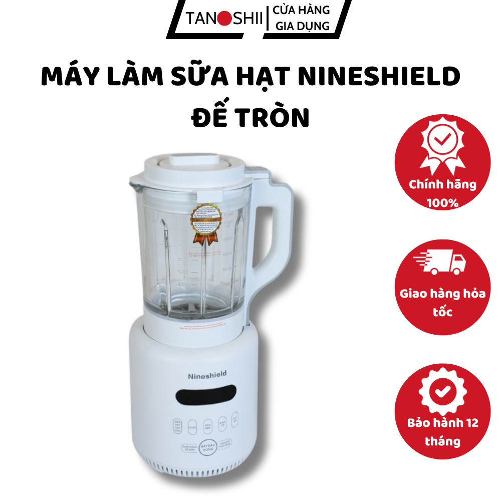 Máy Làm Sữa Hạt Đa Năng NineShield - P Home Chính Hãng Nhật Bản Bảo Hành 12 Tháng