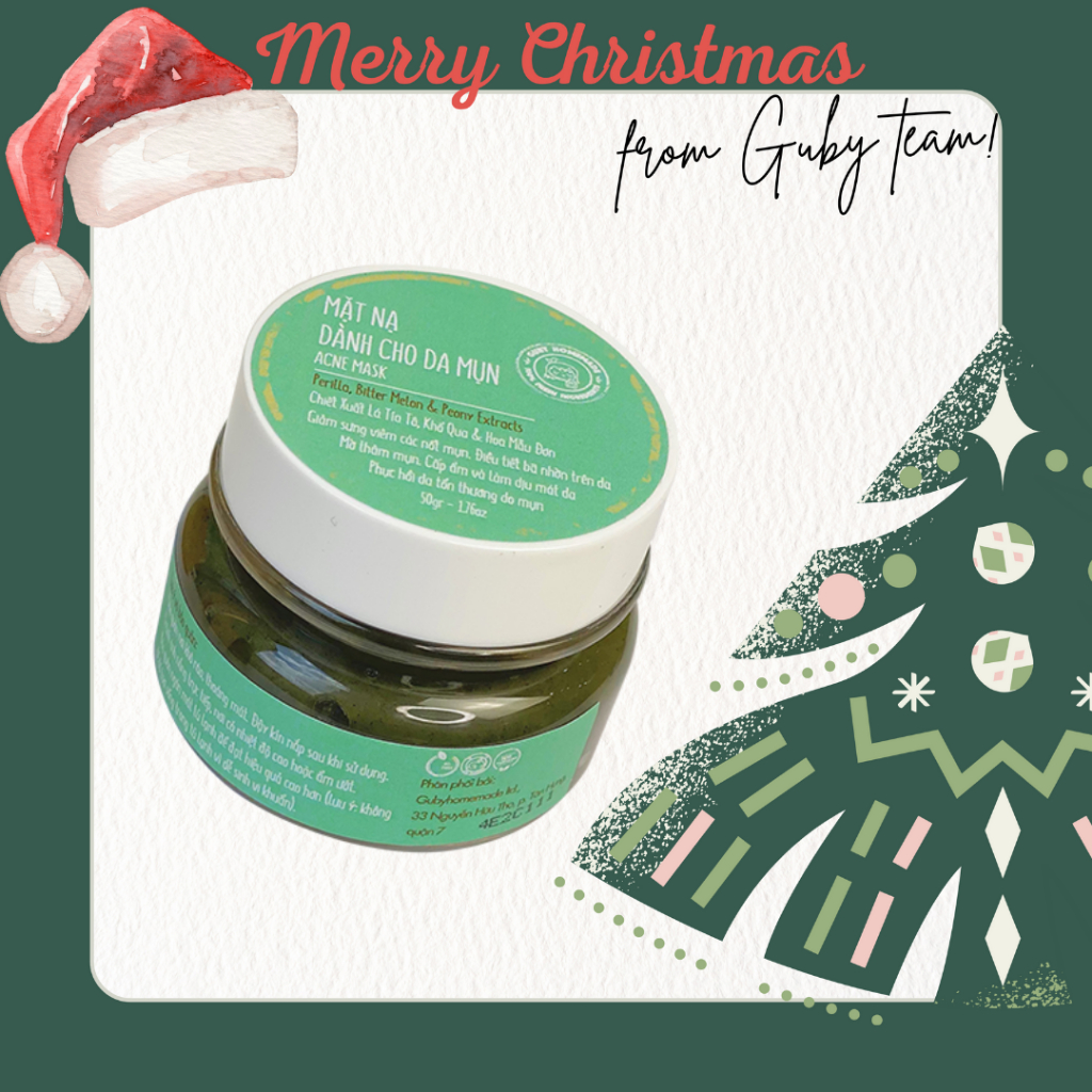 Mặt Nạ Dành Cho Da Mụn ACNE CONTROL MASK - handmade by Guby Homemade