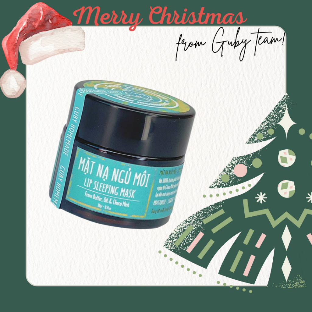 Mặt Nạ Ngủ Môi LIP SLEEPING MASK - Handmade by GUBY HOMEMADE