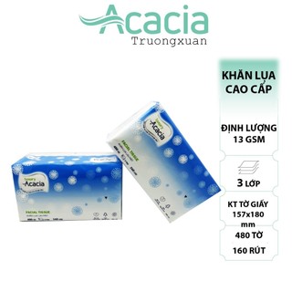 Giấy ăn rút acacia 480 tờ/3 lớp