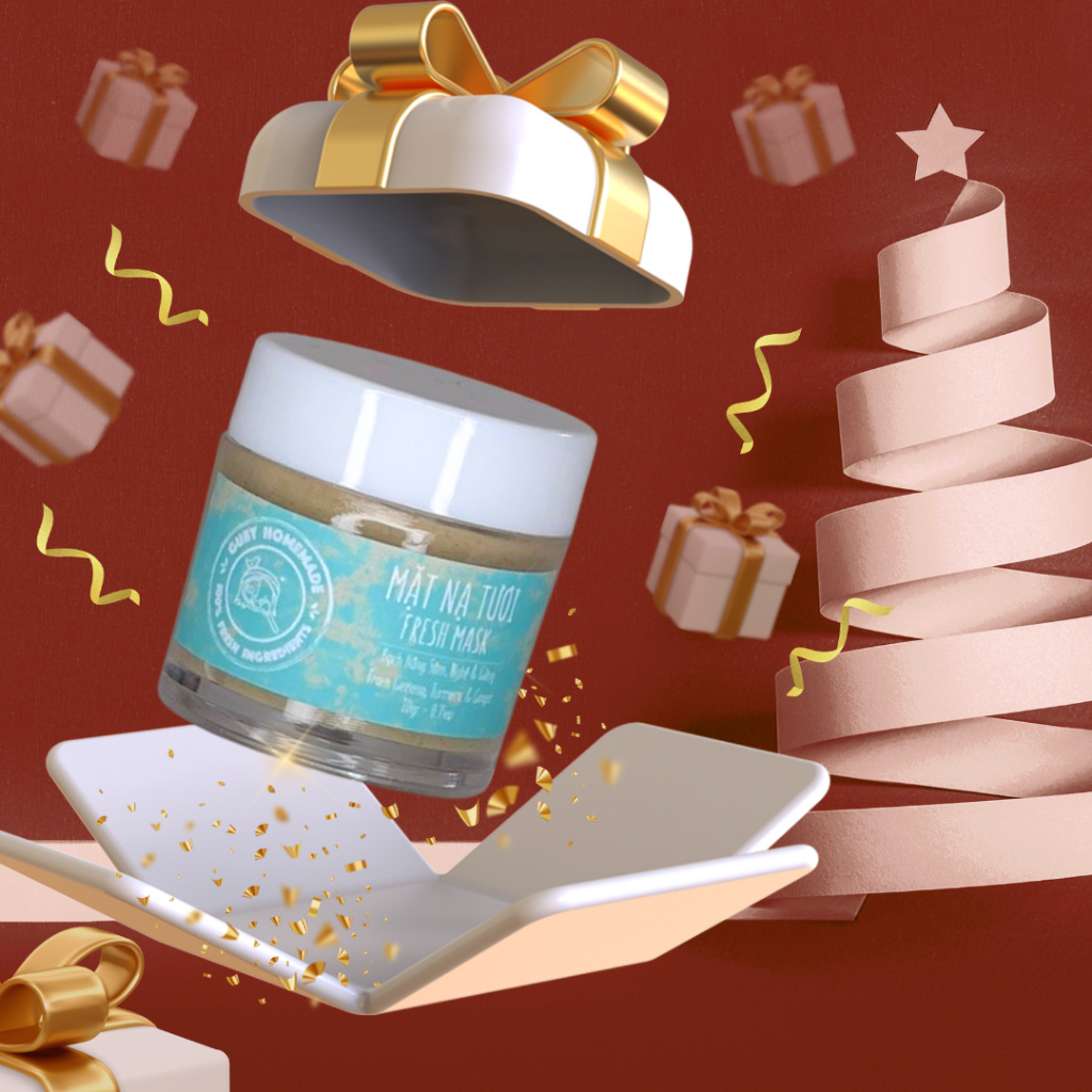 Mặt Nạ Tươi Bạch Hồng Sâm , Nghệ và Gừng FRESH MASK - handmade by GUBY HOMEMADE