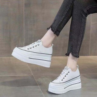 Giầy thể thao nữ độn đế cao cấp 9 phân đế bằng