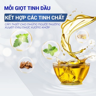 Tinh dầu ngải cứu 50ml, dứt điểm đau lưng, đau cơ, đau mỏi vai gáy