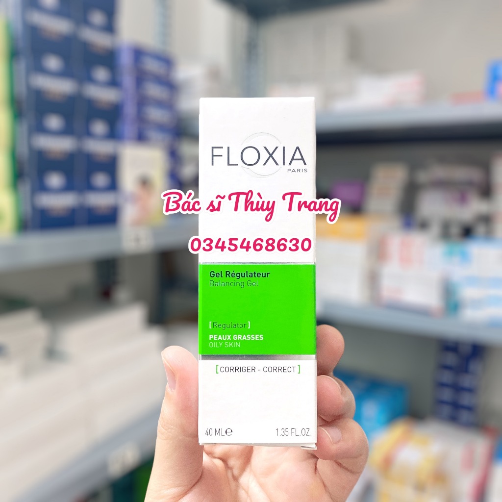 Gel dưỡng ẩm cho da dầu mụn FLOXIA  Balanceing Gel Regulator - 40ml