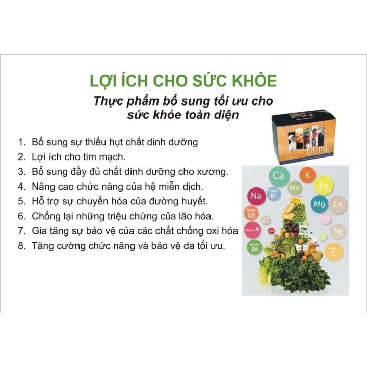 [ Chính hãng ] Lifepak nuskin giúp bổ sung dinh dưỡng toàn diện.