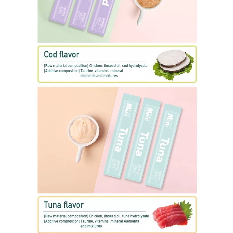 Súp thưởng Masti 15g thơm ngon cho mèo