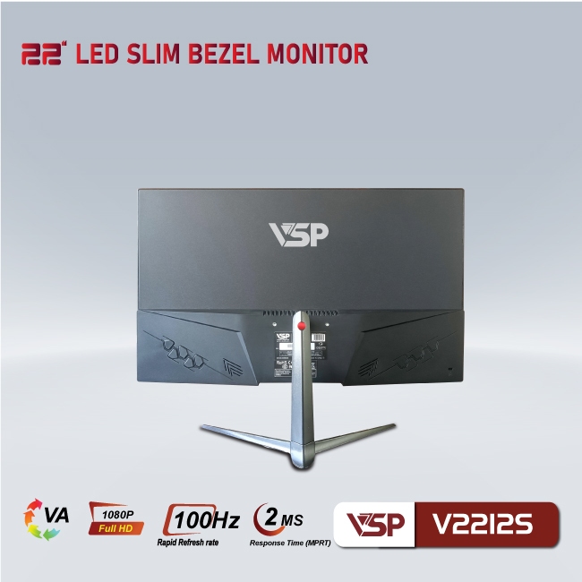 Màn Hình VSP VA V2212S - 100Hz - 2ms - Đen