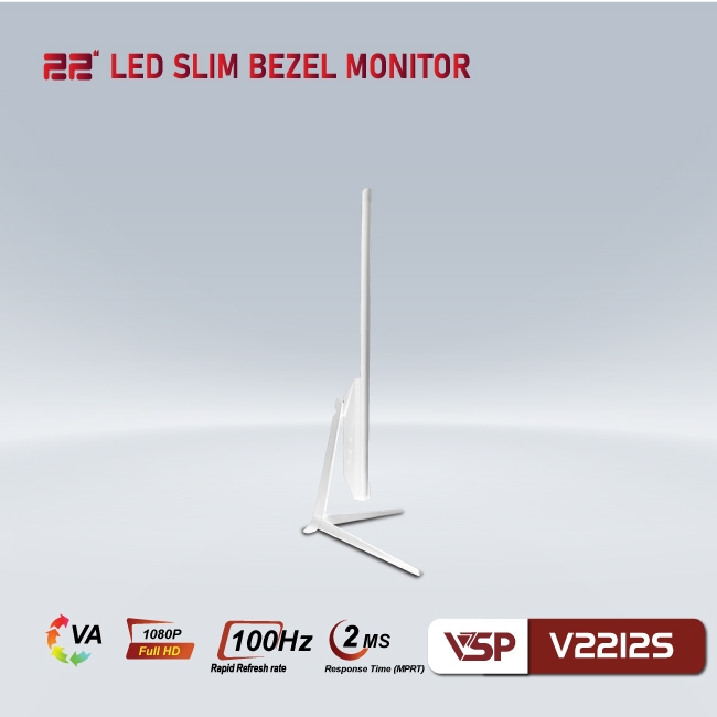 Màn Hình VSP VA V2212S - 100Hz - 2ms - Đen