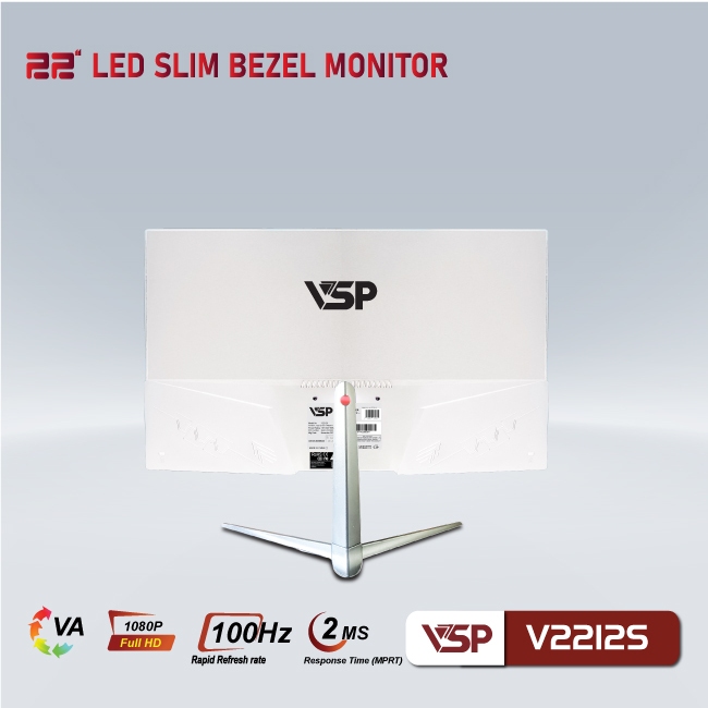 Màn Hình VSP VA V2212S - 100Hz - 2ms - Đen