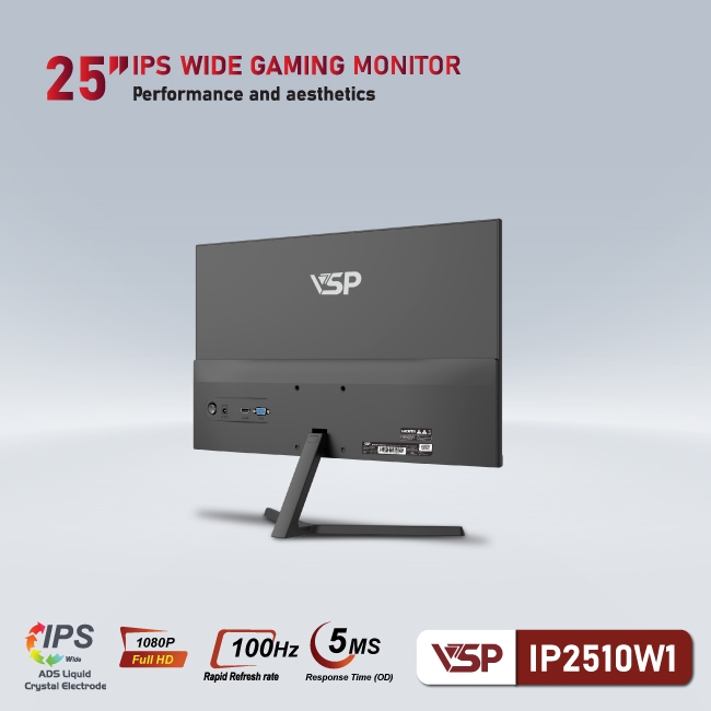 Màn Hình VSP IPS - IP2510W1 - 25 inch - 100Hz - 5ms