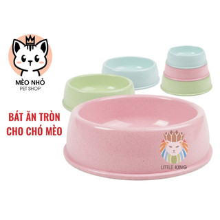 Bát ăn nhựa tròn cho chó mèo, thú cưng, bát ăn cho chó mèo Mèo nhỏ pet shop