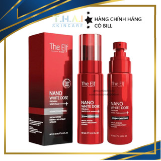 [ Mẫu mới nhat] Serum truyền trắng mờ thâm sẹo The Elf Nano white dose Thái Land