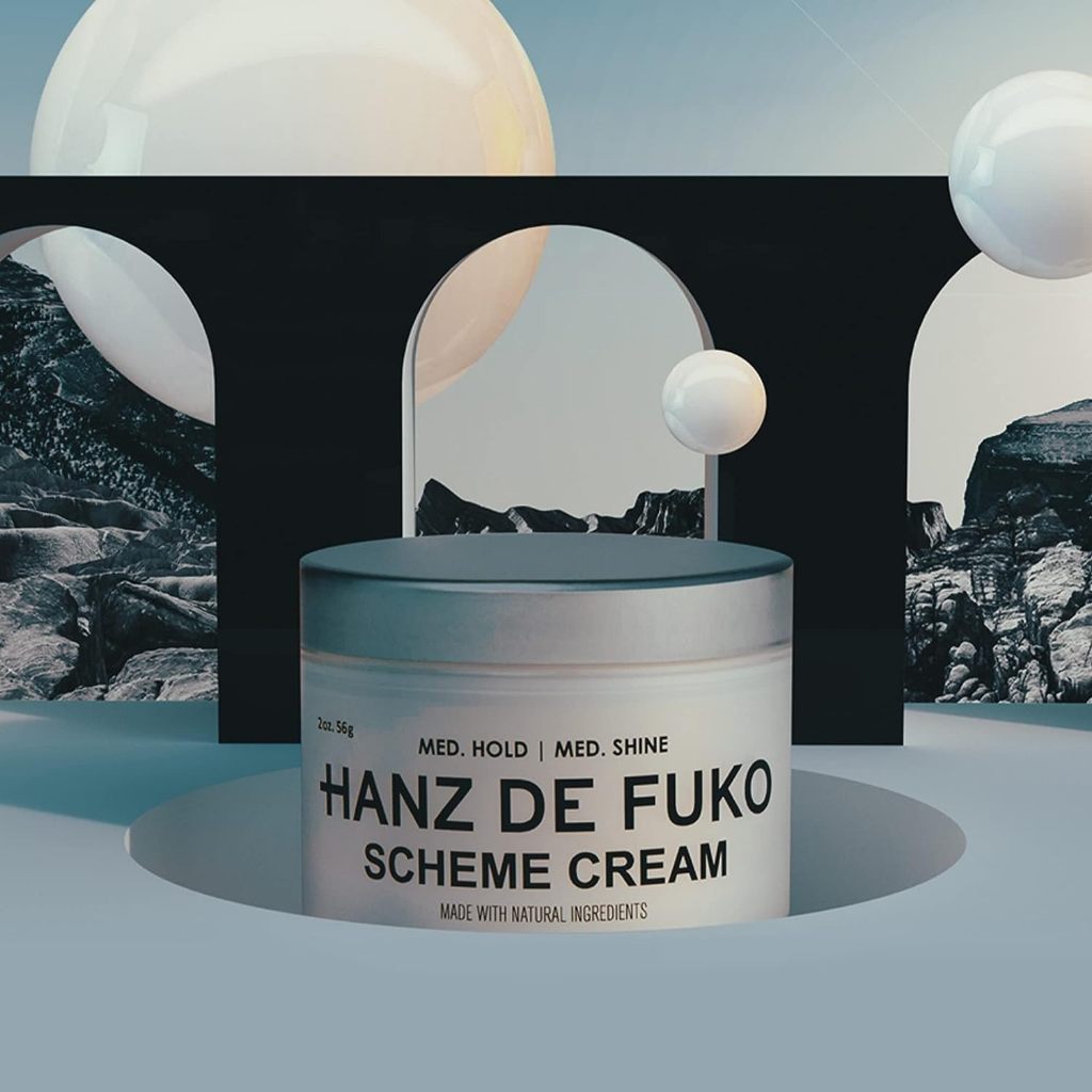 Sáp vuốt tóc nam Hanz De Fuko Scheme Cream 56g chính hãng