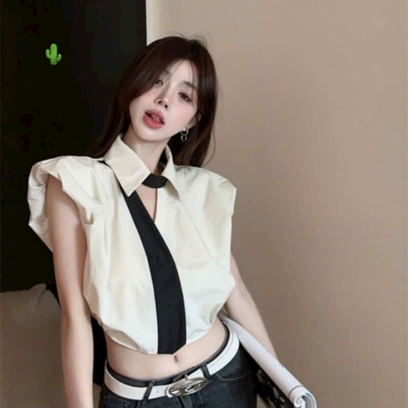 Áo Sơ mi ulzzang hồng baby U2102