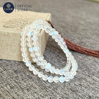 VÒNG TAY ĐÁ MẶT TRĂNG CHUỖI ĐÁ MOONSTONE VIP QUẤN 3 Lador Jewelry