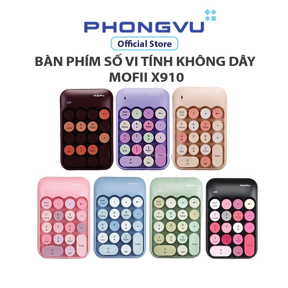 Bàn phím số vi tính không dây MOFII X910 - Bảo hành 6 tháng