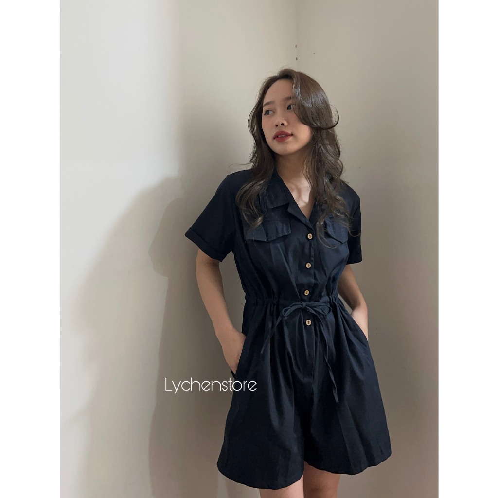 𝐋𝐘𝐂𝐇𝐄𝐍- Jumsuit rút eo 4 màu