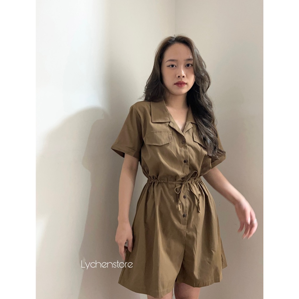 𝐋𝐘𝐂𝐇𝐄𝐍- Jumsuit rút eo 4 màu