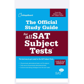The Official Study Guide for all SAT Subject Tests bản photo gáy xoắn không màu