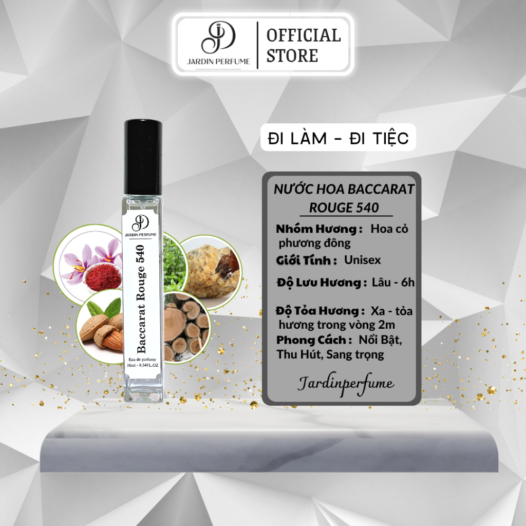 Nước Hoa Nữ Good Girl Dành Cho Phái Nữ Hương Thơm Nhẹ Nhàng Cuốn Hút Gợi Cảm, Quyến Rũ Dạng Xịt 10ml JARDIN PERFUME