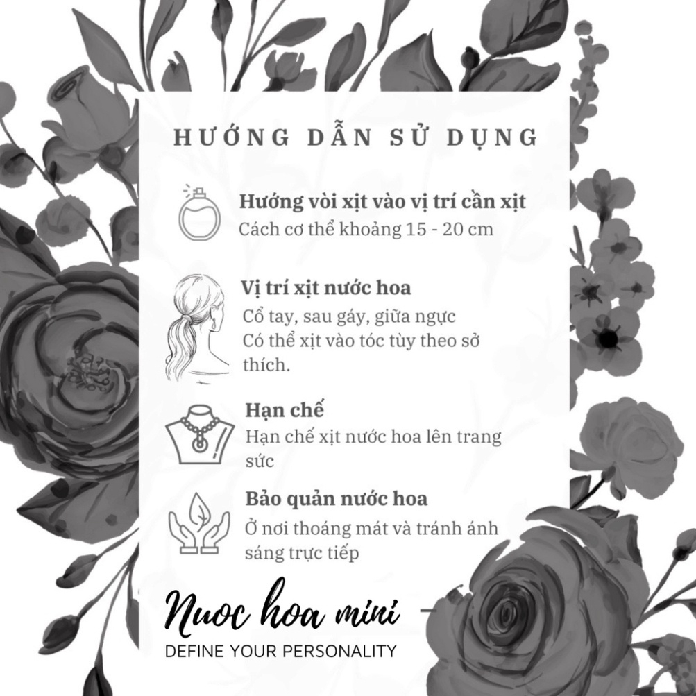 Nước Hoa Nam Creed Aventus 10ml mạnh mẽ đầy cuốn hút , mùi thơm của giới thượng lưu JARDIN PERFUME