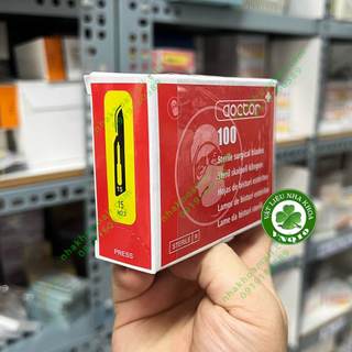 Lưỡi dao mổ phẫu thuật số 15 doctor ấn độ - gói 10 cái