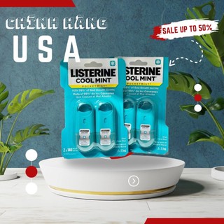 Xịt thơm miệng Listerine set 2 cái