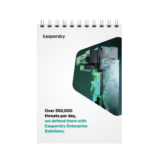 (Quà tặng không bán) Sổ tay Kaspersky đẹp tiện dùng, kích thước khổ A6