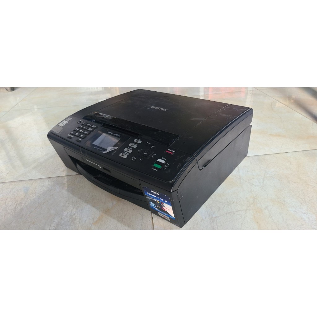 Máy in màu Brother , model : MFC-J265W , báo lổi hết mực, bán xác