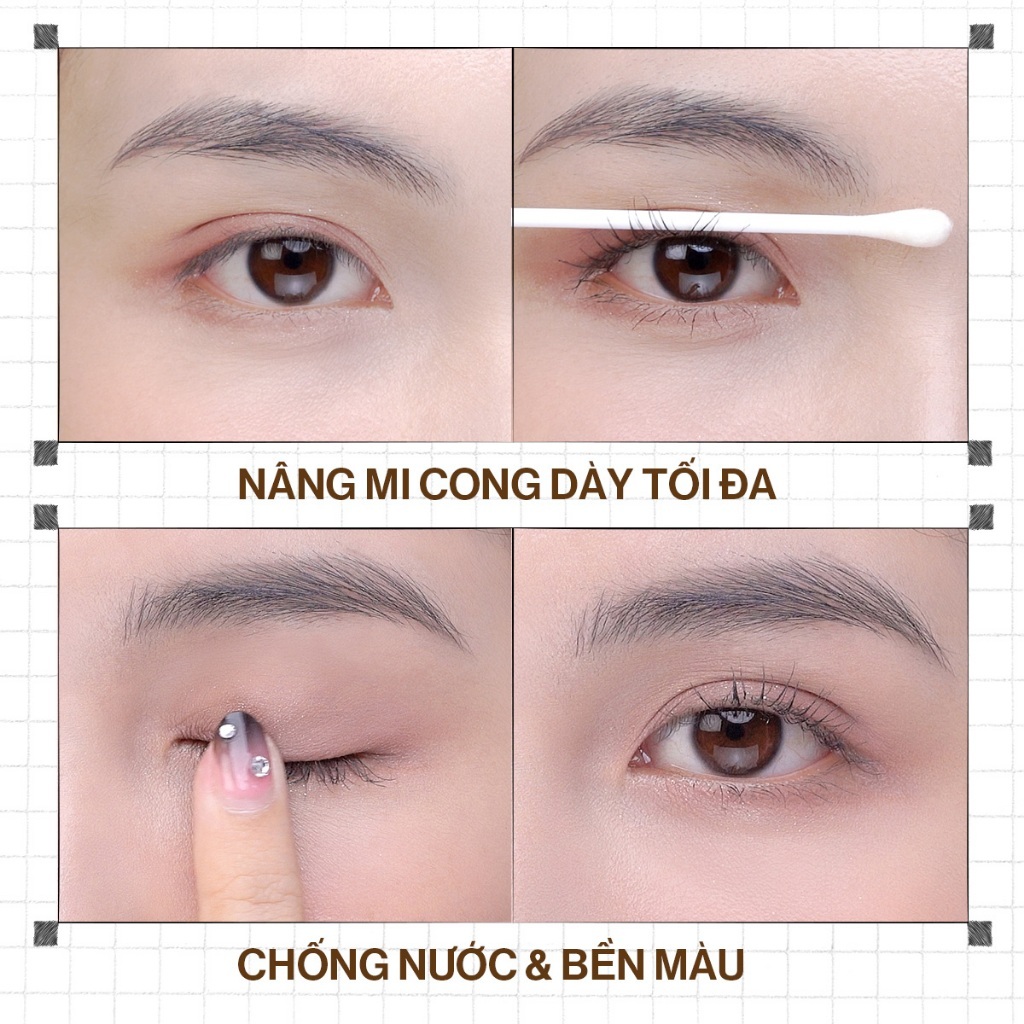 Mascara Làm Cong Và Dài Mi, Lâu Trôi, Thuần Chay Glamrr Q Vegan Super Stay Mascara 7g