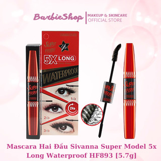 Mascara Super Model 5X Long Sivanna Colors HF893 2 Đầu